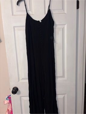 Mi Amore Black Spaghetti Strap Top